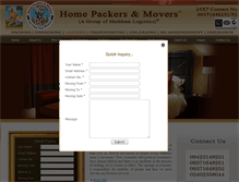 Tablet Screenshot of nagpurpackersandmovers.com